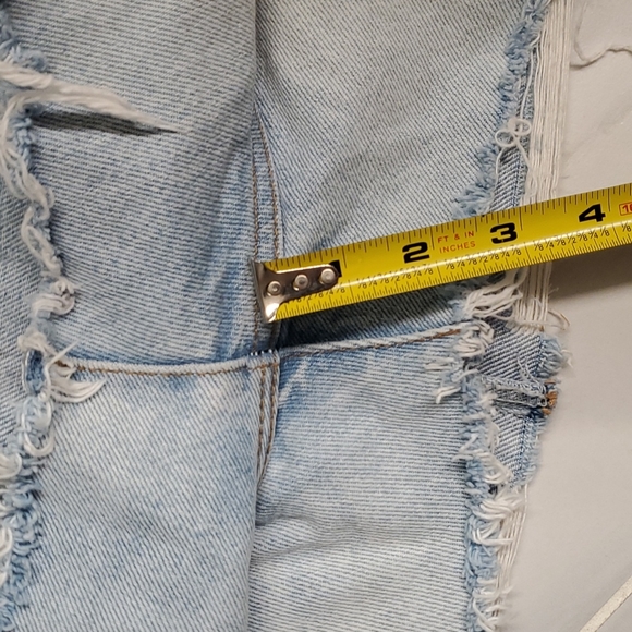A&F Jean Shorts Annie High Rise Sz 26/2 - Picture 7 of 9